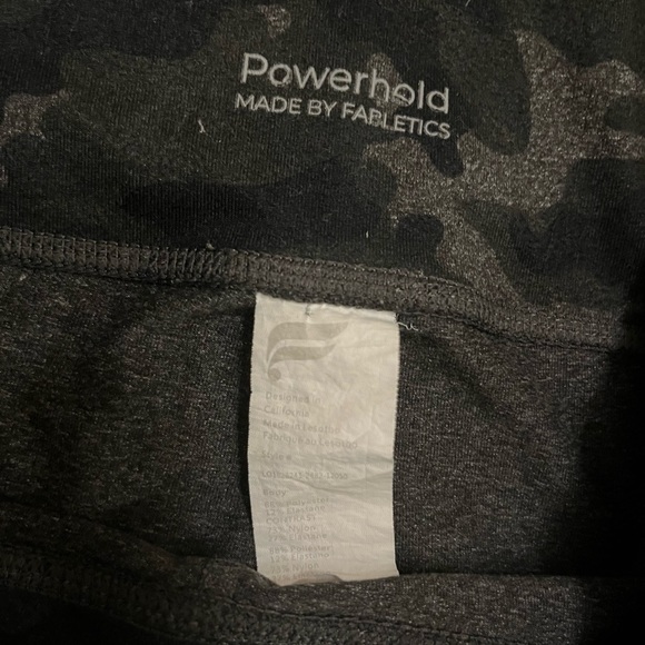 Fabletics Camo Print Powerhold Leggings - Picture 3 of 7